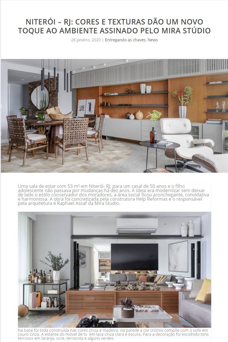 Rio de Janeiro: Sala de estar ganha espaço mantendo o estilo conservador